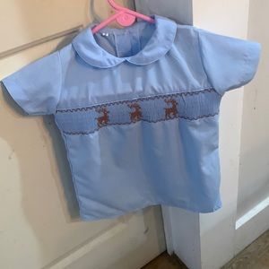 2T reindeer dressy shirt for boy cute cute